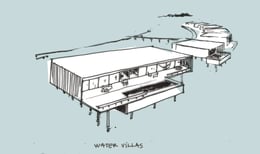 Water villa sketch | Studio mk27