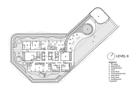 Floor plan of Level 6 | Architects 61