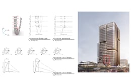 Curtain wall system design: vertical modeling | TIANJIN TIANHUA NORTHERN ARCHITECTURAL DESIGN
