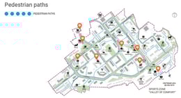 Pedestrian paths | Architecture and urban development bureau "Mirproekt"