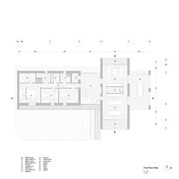 First Floor Plan | VS ASSOCIATI