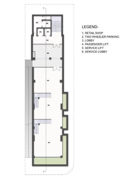 BASEMENT FLOOR | sanjay puri architects