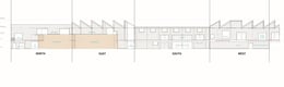 Sandi Simon Center for Dance Elevation | Lorcan O'Herlihy Architects [LOHA]