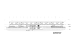 Sandi Simon Center for Dance Exterior Elevation | Lorcan O'Herlihy Architects [LOHA]