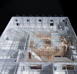 Sandi Simon Center for Dance Model | Lorcan O'Herlihy Architects [LOHA]