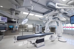 Operating room at the Pavilion at the Hospital of the University of Pennsylvania. | Dan Schwalm / Foster + Partners