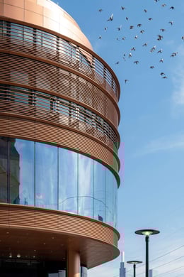 Exterior view of the Pavilion at the Hospital of the University of Pennsylvania. | Nigel Young / Foster + Partners