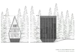 Large Accommodation Unit Elevation | Peter Pichler Architecture
