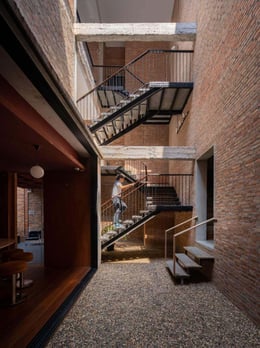A stair, The vertical narrator of the Nimman history | Rungkit Charoenwat
