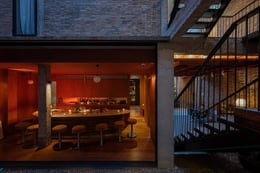 The main court on the right link the stair court and hidden bar | Rungkit Charoenwat
