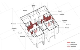 Isometry - Third floor | Jadric Architektur, 1990uao