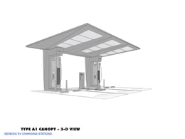 Type A1 Canopy - 3-D View | Morphosis Architects