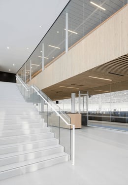 View on ice rink from the lobby | Stephane Groleau
