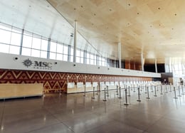 The terminal was conceived as the new portal to the Kingdom of the Zulus, welcoming tourists to the province and traditional culture. | Maxine Elphick Photography