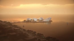 Bird's eye view from shoreside | UAD