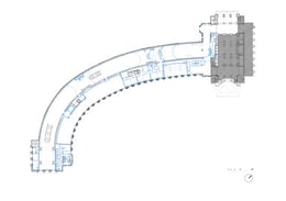 Plan of mezzanine level | h2o architectes