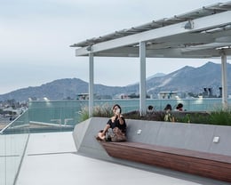 View of rooftop terrace | Eleazar Cuadros
