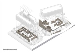 Exploded 3D Axonometric | Malik Architecture