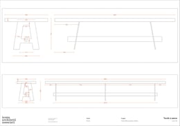 Table and bench executive | Courtesy of Icona Architetti Associati