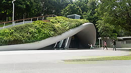 close up view of east entrance | YuPei&Reform