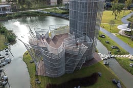Lotus Tower-Detail structure | Photographer: Zhang Chao