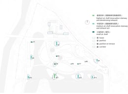 Diagram of distribution of Vent Shafts and Typology of Installation | ©NODE