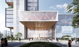 Perspective of office entrance | gad