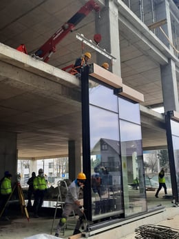 palas campus facade implementation | 