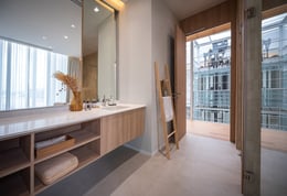 Residential Zone : A glimpse into the residential zone, featuring a serence and minimalist design with ample natural light and seamless integration with the surrounding spaces. | © Spaceshift Studio