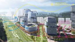 Low-carbon block analysis diagram | Urban Architectural Lab (UAL), Architects & Engineers Co., Ltd. of Southeast University (AESEU)