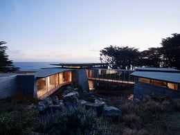 Two wings of the home are connected by a bridge over a restored ravine. | Joe Fletcher