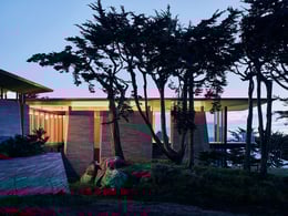 North facade at dusk. | Joe Fletcher