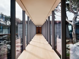 A view through the bridge over the restored ravine. | Joe Fletcher