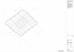 Cityzen Tower, Enlarged Plan, Set-out level 25 | ZHA