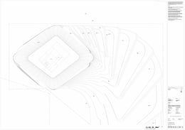 Cityzen Tower, Enlarged Plan, Set-out level 44 | ZHA