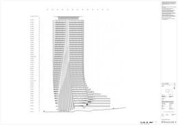 Cityzen Tower, Elevation South | ZHA