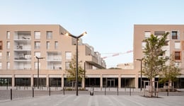 The buildings with the Commercial spaces | @Luc Boegly