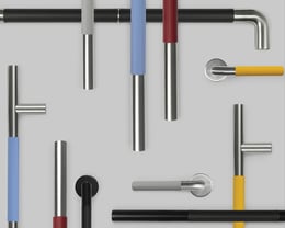 TOCCO: sustainable and modular handles and pull handles with interchangeable sensory elements | pba