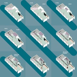 Axonometric diagrams: explanation of elements composition | JEEQQU