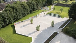 Bird's eye view from the northeast | Pellizzari Building srl