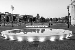 Piazza Pia - Dettaglio fontane | Luca Nicchiarelli