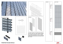 Patented facade detail | JDParchitects