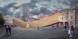 The Smile by Alison Brooks Architects for the London Design Festival | © Alison Brooks Architects