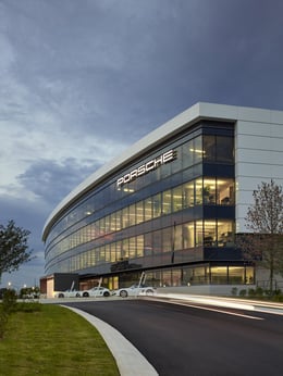 Quartier generale ed Experience Center Porsche, HOK