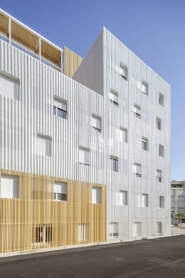 LUCIEN CORNIL STUDENT RESIDENCE | © Benoît Wehrlé courtesy A+Architecture
