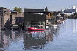 Sustainable living in a floating village