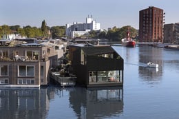 Sustainable living in a floating village