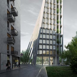 Torre Womb: a 290–foot high forest of holm oaks in Milan