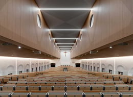Università Cattolica del Sacro Cuore, nuova aula Gemelli ©Andrea Martiradonna, courtesy Progetto CMR
