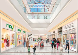 Centro commerciale CinecittàDue - rendering di progetto | © Chapman Taylor, courtesy of CinecittàDue